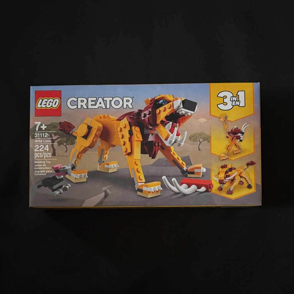 LEGO Creator 3-in-1 Lion Adventure Set #31112